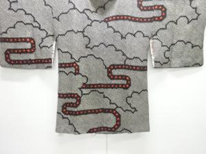本総絞り雲模様絵羽道行コート